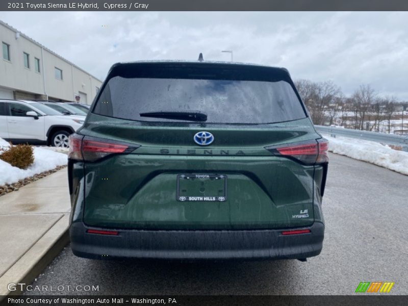 Cypress / Gray 2021 Toyota Sienna LE Hybrid