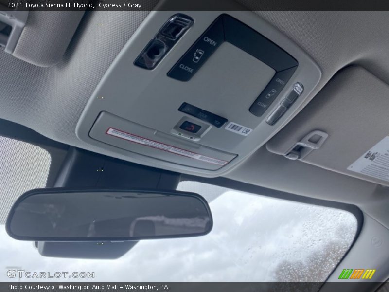Cypress / Gray 2021 Toyota Sienna LE Hybrid