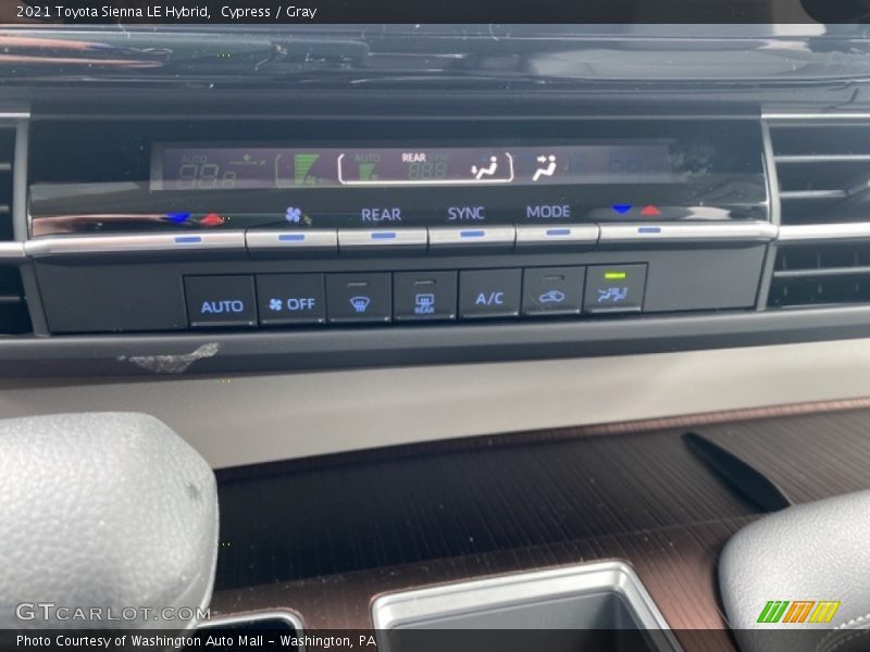Cypress / Gray 2021 Toyota Sienna LE Hybrid