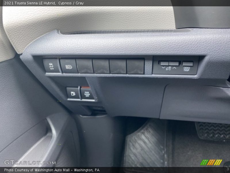 Cypress / Gray 2021 Toyota Sienna LE Hybrid