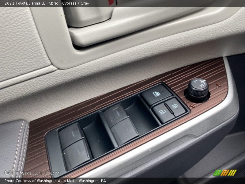Controls of 2021 Sienna LE Hybrid