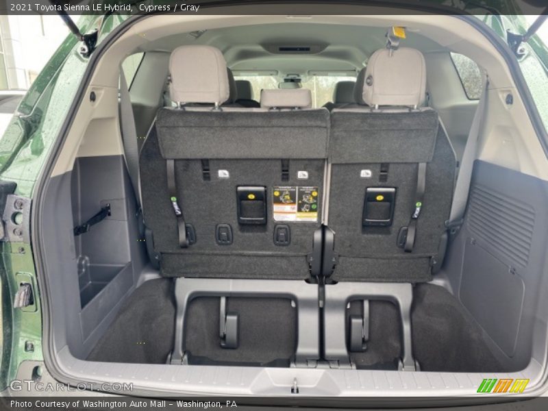  2021 Sienna LE Hybrid Trunk
