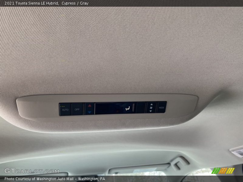 Cypress / Gray 2021 Toyota Sienna LE Hybrid