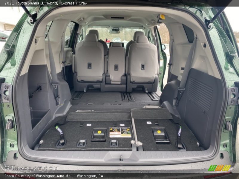  2021 Sienna LE Hybrid Trunk