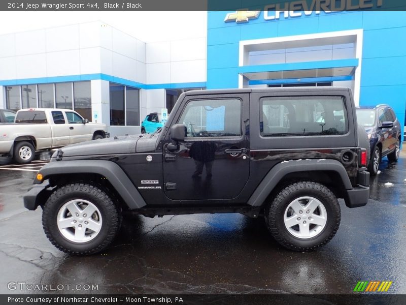 Black / Black 2014 Jeep Wrangler Sport 4x4