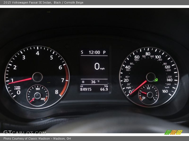  2015 Passat SE Sedan SE Sedan Gauges