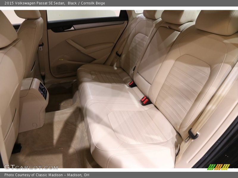 Rear Seat of 2015 Passat SE Sedan
