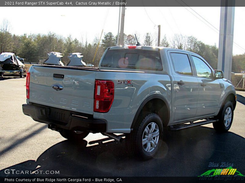 Cactus Gray Metallic / Ebony 2021 Ford Ranger STX SuperCab 4x4