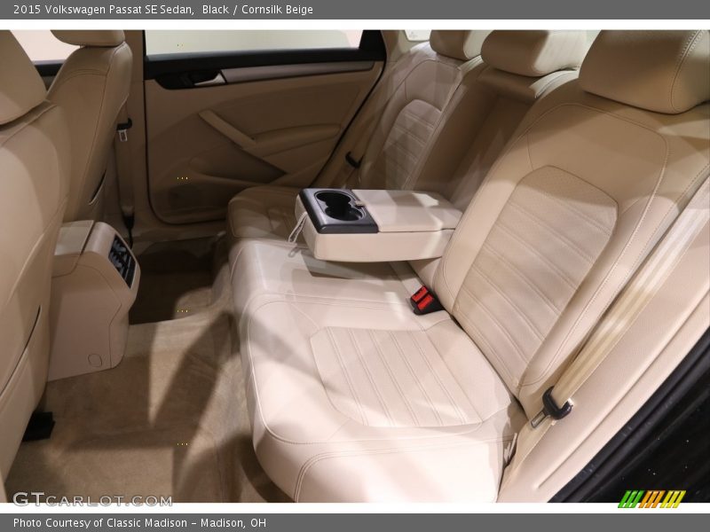 Rear Seat of 2015 Passat SE Sedan