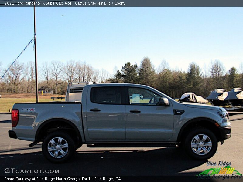 Cactus Gray Metallic / Ebony 2021 Ford Ranger STX SuperCab 4x4