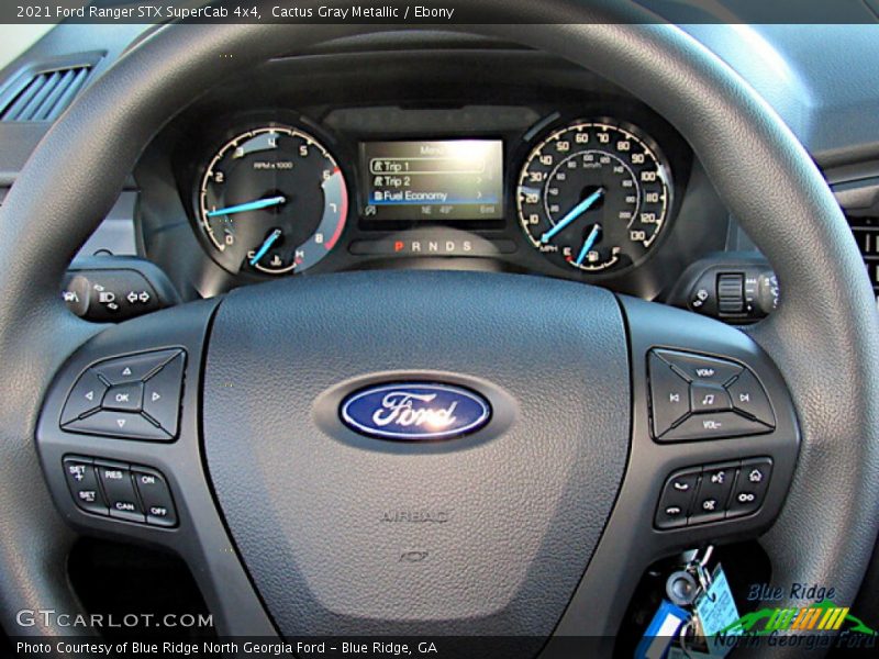 Cactus Gray Metallic / Ebony 2021 Ford Ranger STX SuperCab 4x4