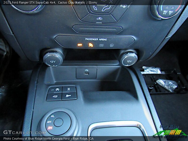 Cactus Gray Metallic / Ebony 2021 Ford Ranger STX SuperCab 4x4