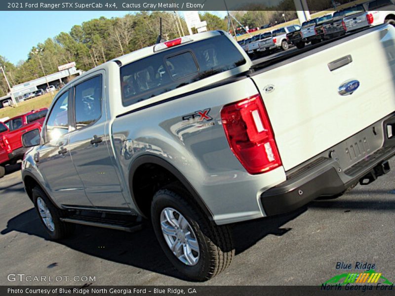 Cactus Gray Metallic / Ebony 2021 Ford Ranger STX SuperCab 4x4