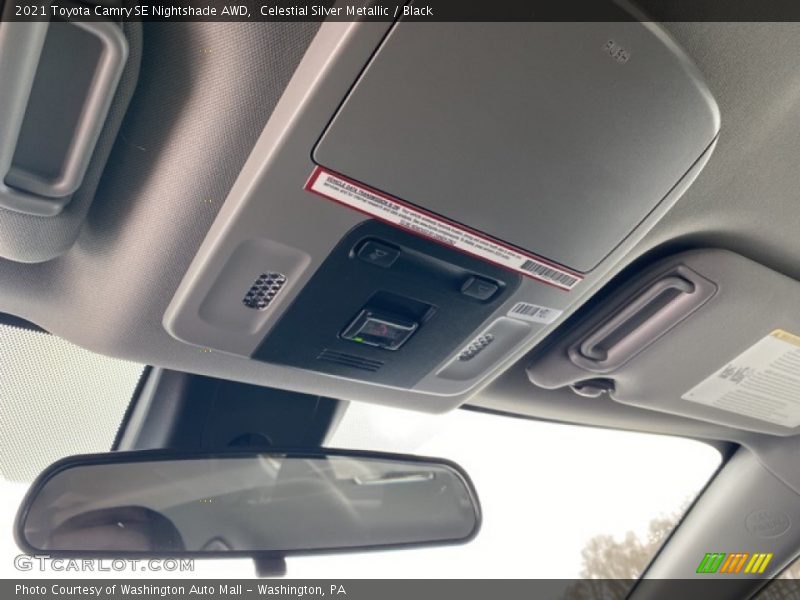Celestial Silver Metallic / Black 2021 Toyota Camry SE Nightshade AWD