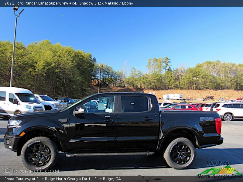 Shadow Black Metallic / Ebony 2021 Ford Ranger Lariat SuperCrew 4x4