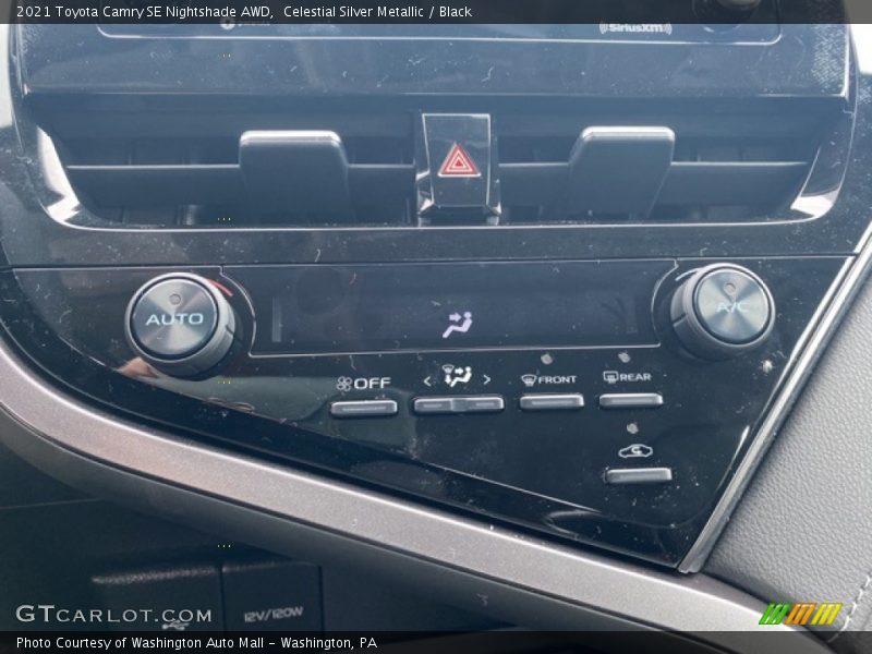 Celestial Silver Metallic / Black 2021 Toyota Camry SE Nightshade AWD