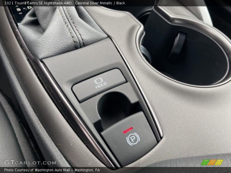 Celestial Silver Metallic / Black 2021 Toyota Camry SE Nightshade AWD