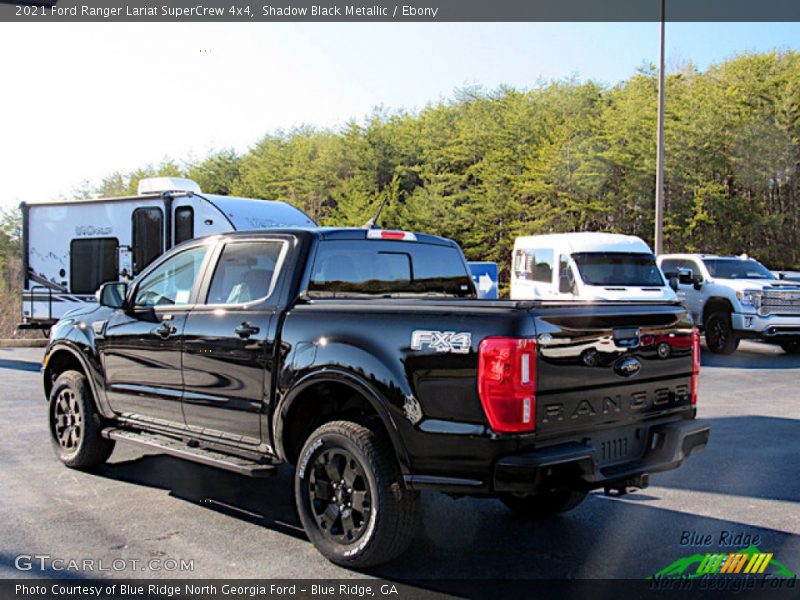 Shadow Black Metallic / Ebony 2021 Ford Ranger Lariat SuperCrew 4x4