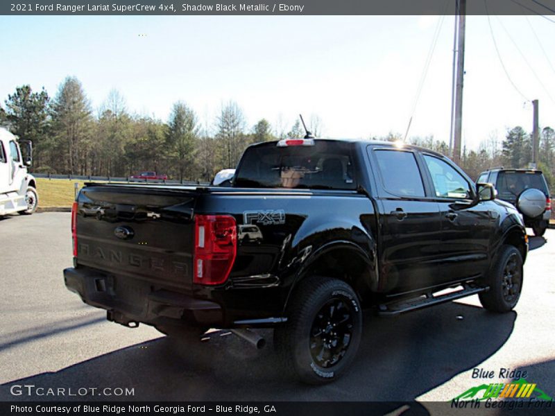 Shadow Black Metallic / Ebony 2021 Ford Ranger Lariat SuperCrew 4x4