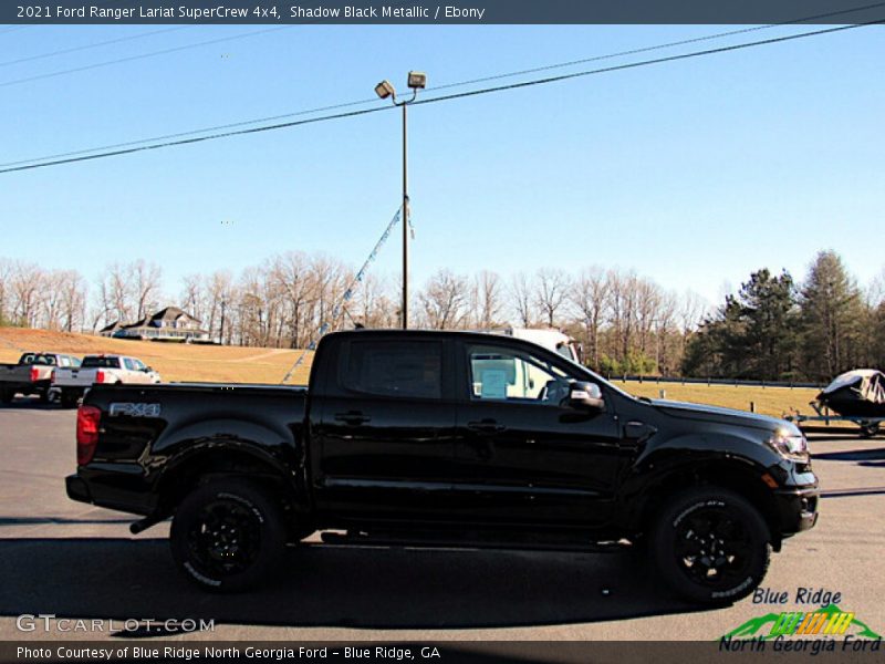 Shadow Black Metallic / Ebony 2021 Ford Ranger Lariat SuperCrew 4x4