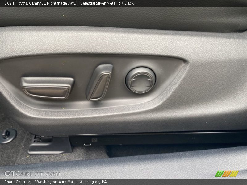 Celestial Silver Metallic / Black 2021 Toyota Camry SE Nightshade AWD