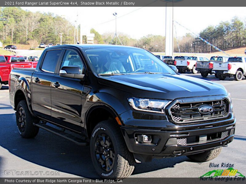 Shadow Black Metallic / Ebony 2021 Ford Ranger Lariat SuperCrew 4x4