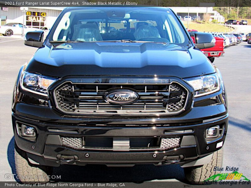 Shadow Black Metallic / Ebony 2021 Ford Ranger Lariat SuperCrew 4x4