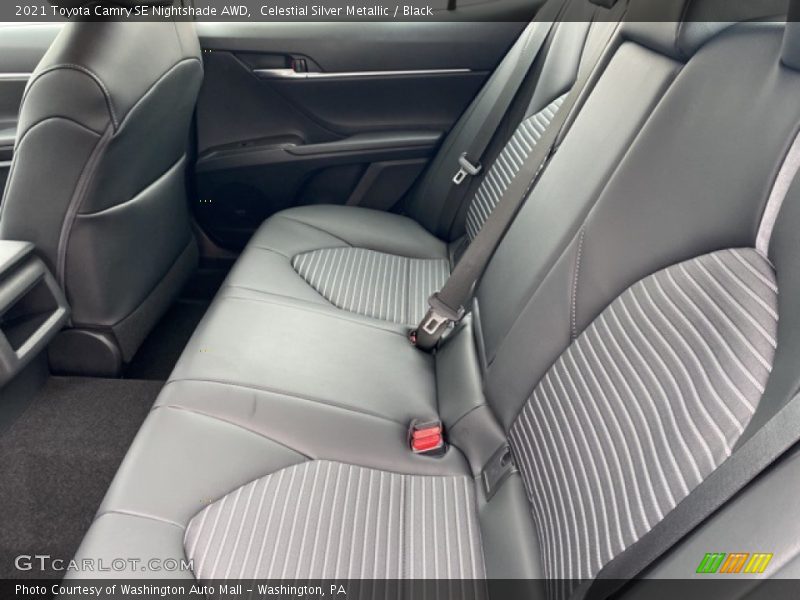 Celestial Silver Metallic / Black 2021 Toyota Camry SE Nightshade AWD