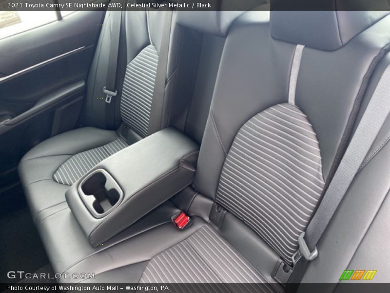Celestial Silver Metallic / Black 2021 Toyota Camry SE Nightshade AWD