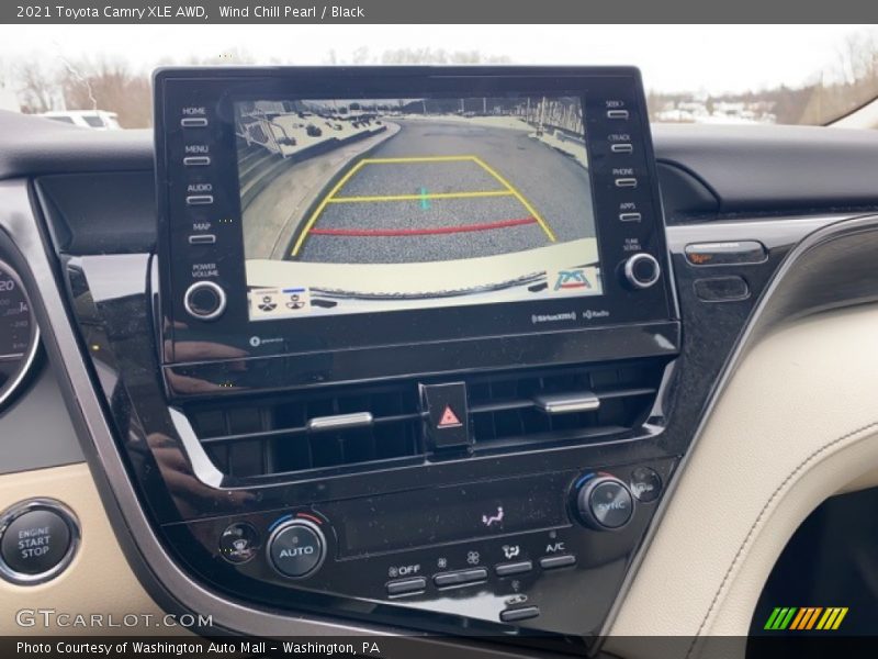 Wind Chill Pearl / Black 2021 Toyota Camry XLE AWD