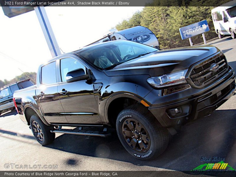 Shadow Black Metallic / Ebony 2021 Ford Ranger Lariat SuperCrew 4x4