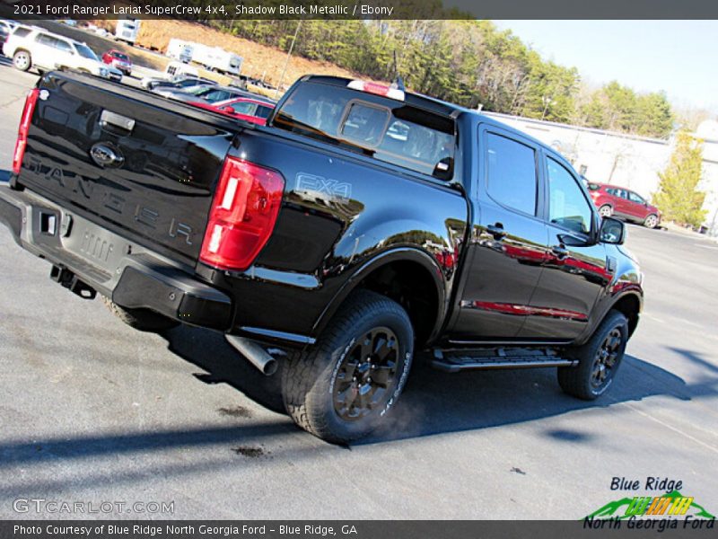 Shadow Black Metallic / Ebony 2021 Ford Ranger Lariat SuperCrew 4x4