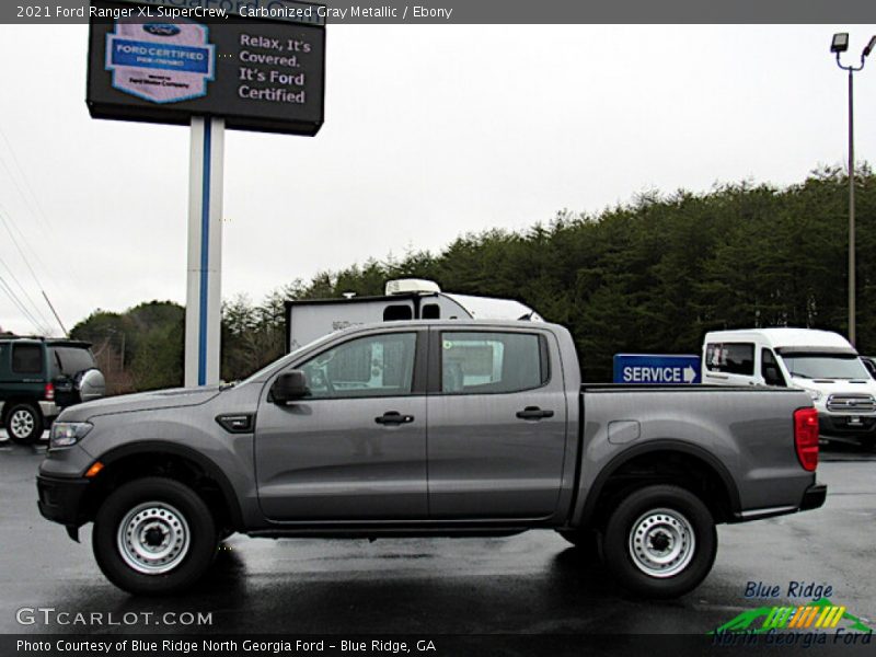 Carbonized Gray Metallic / Ebony 2021 Ford Ranger XL SuperCrew