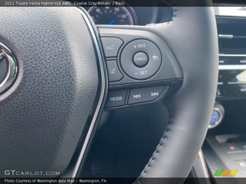Coastal Gray Metallic / Black 2021 Toyota Venza Hybrid XLE AWD