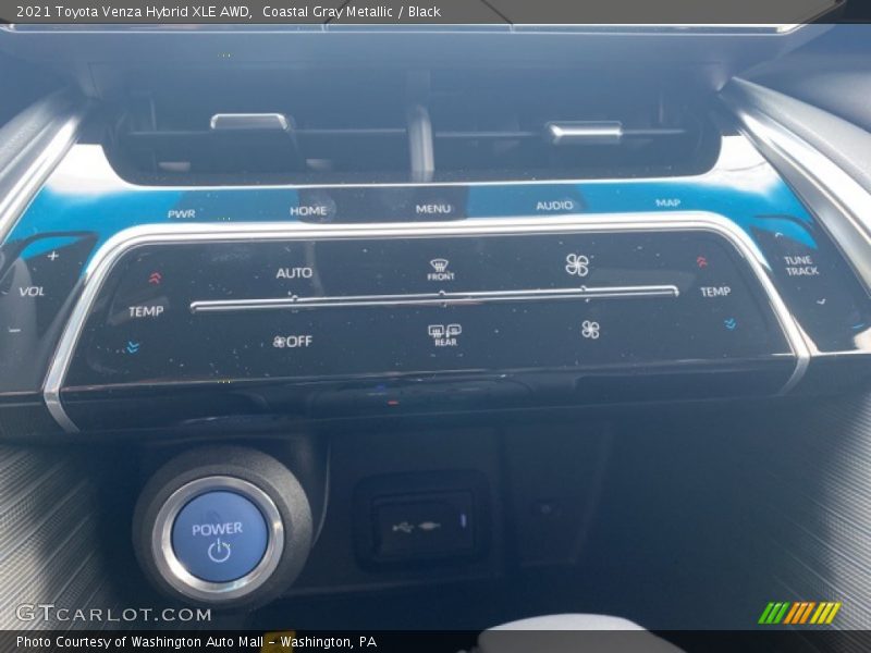 Coastal Gray Metallic / Black 2021 Toyota Venza Hybrid XLE AWD