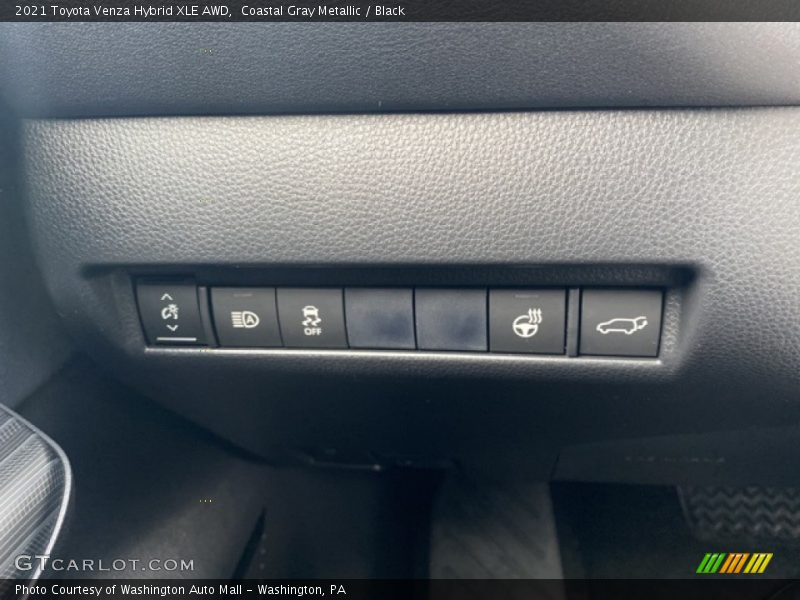 Coastal Gray Metallic / Black 2021 Toyota Venza Hybrid XLE AWD