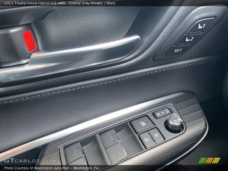 Coastal Gray Metallic / Black 2021 Toyota Venza Hybrid XLE AWD