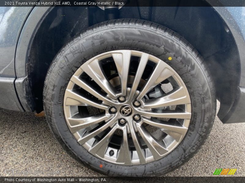 Coastal Gray Metallic / Black 2021 Toyota Venza Hybrid XLE AWD