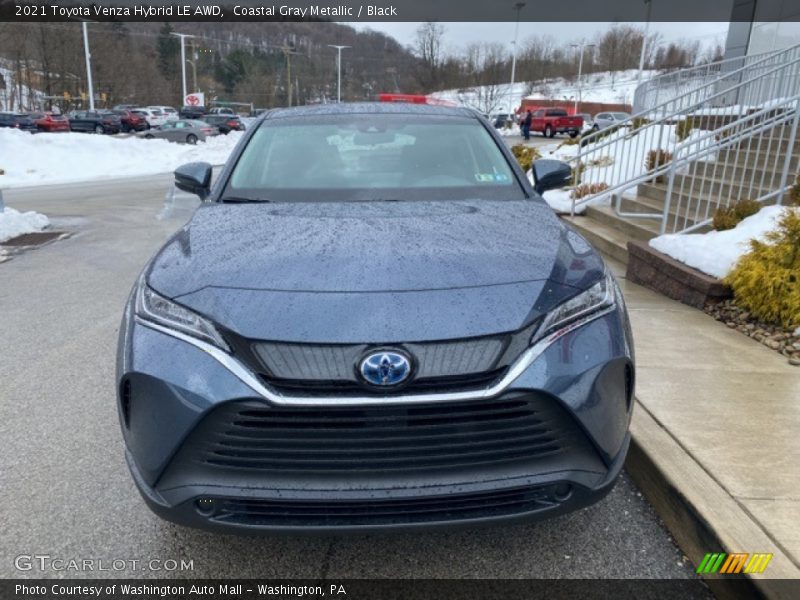 Coastal Gray Metallic / Black 2021 Toyota Venza Hybrid LE AWD