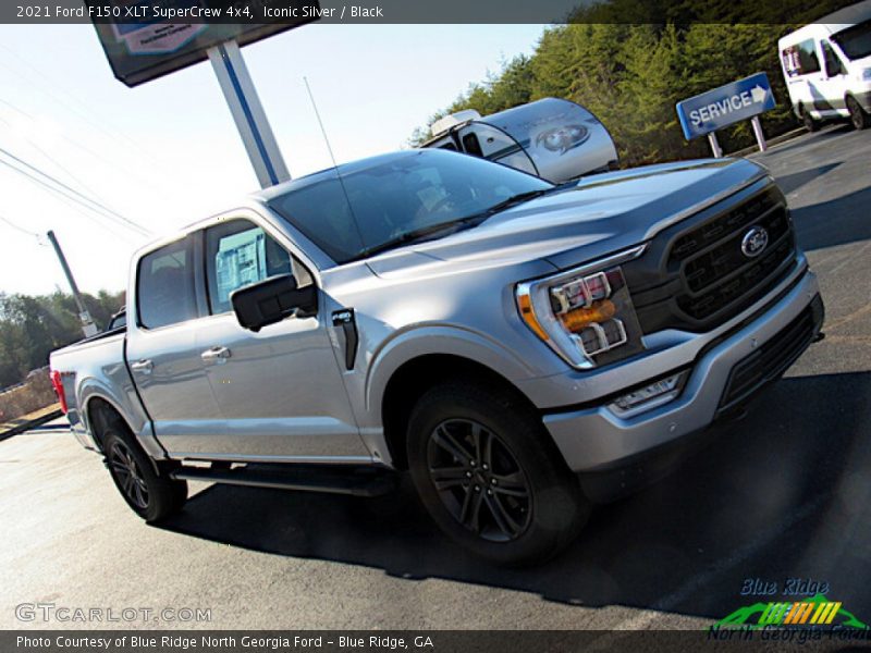 Iconic Silver / Black 2021 Ford F150 XLT SuperCrew 4x4