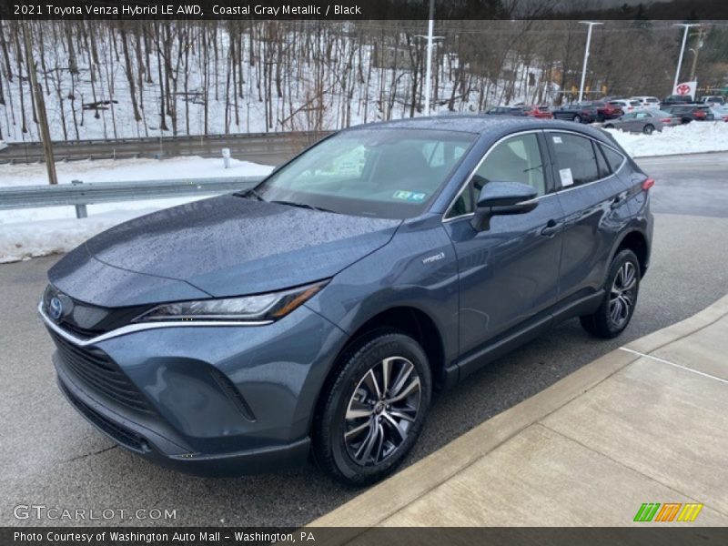 Coastal Gray Metallic / Black 2021 Toyota Venza Hybrid LE AWD