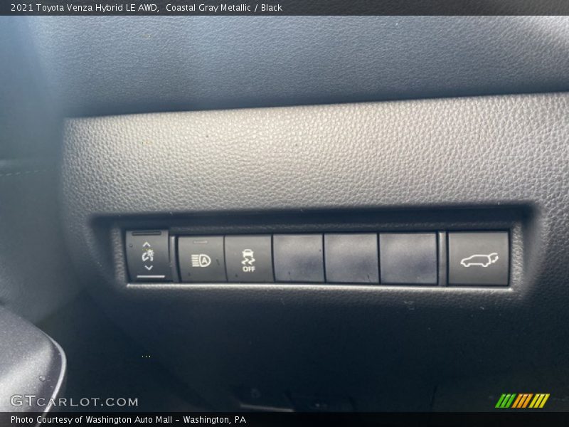 Coastal Gray Metallic / Black 2021 Toyota Venza Hybrid LE AWD