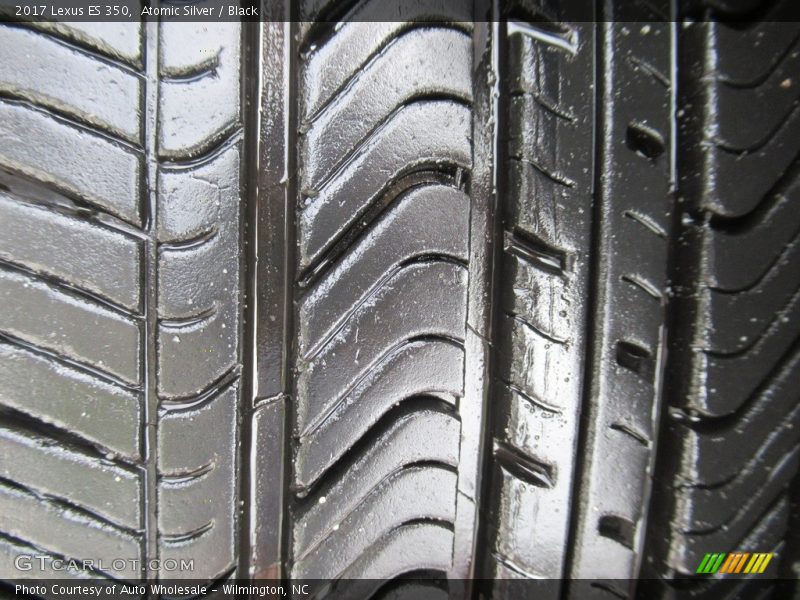 Atomic Silver / Black 2017 Lexus ES 350