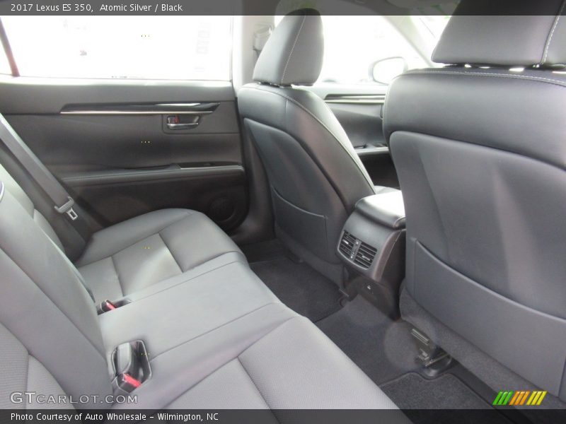 Atomic Silver / Black 2017 Lexus ES 350
