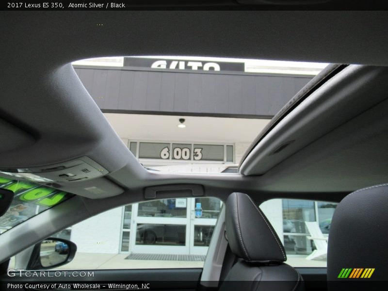 Atomic Silver / Black 2017 Lexus ES 350