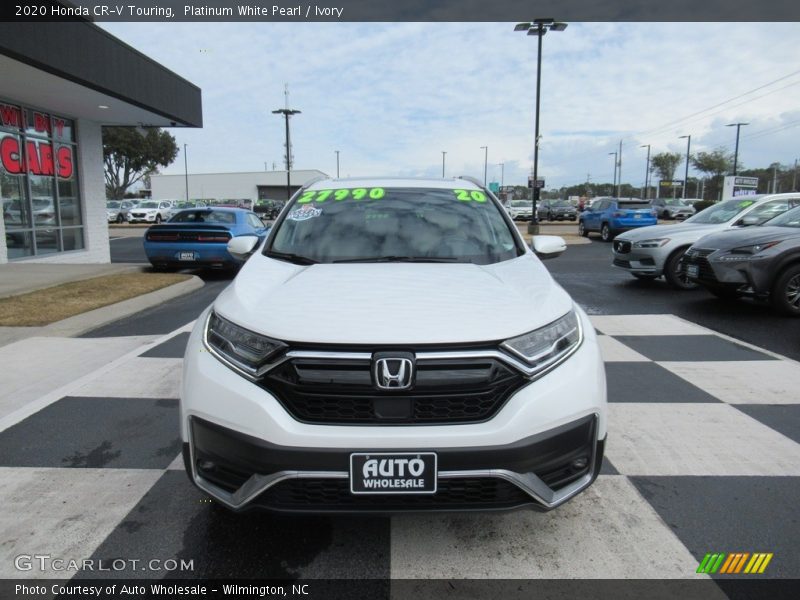 Platinum White Pearl / Ivory 2020 Honda CR-V Touring