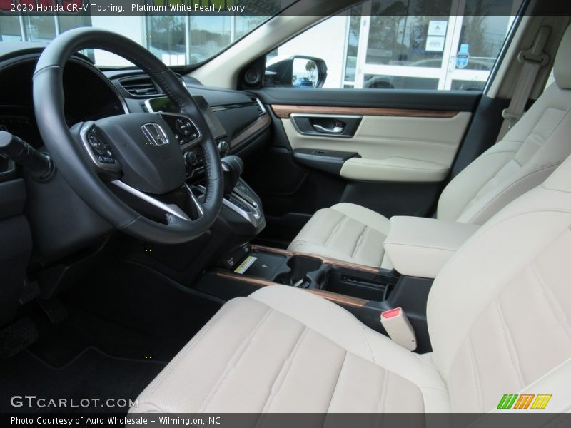 Platinum White Pearl / Ivory 2020 Honda CR-V Touring