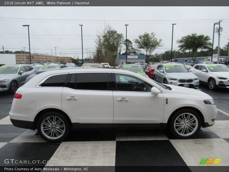 White Platinum / Hazelnut 2018 Lincoln MKT AWD