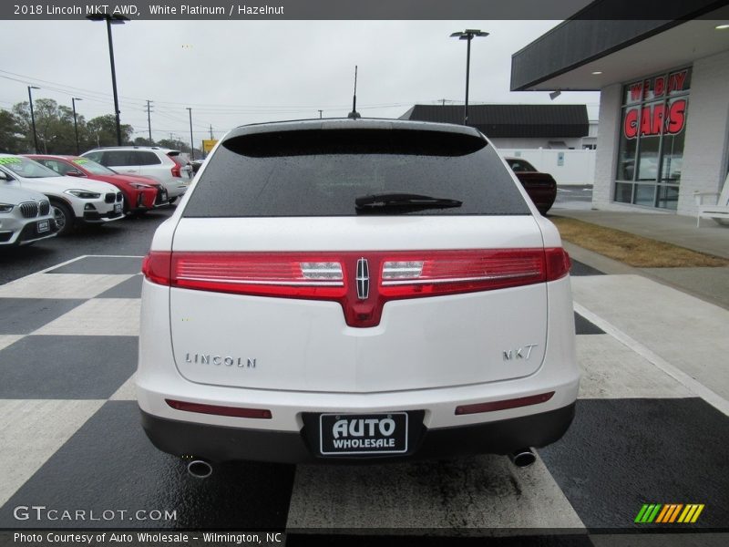 White Platinum / Hazelnut 2018 Lincoln MKT AWD