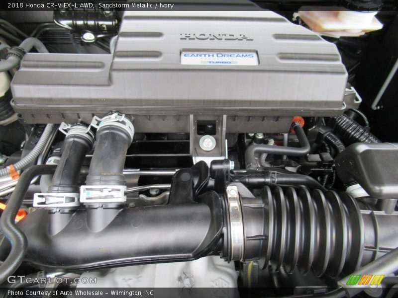 Sandstorm Metallic / Ivory 2018 Honda CR-V EX-L AWD